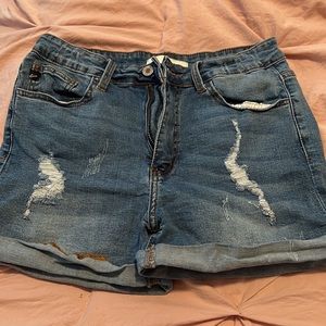 KanCan High waist denim shorts